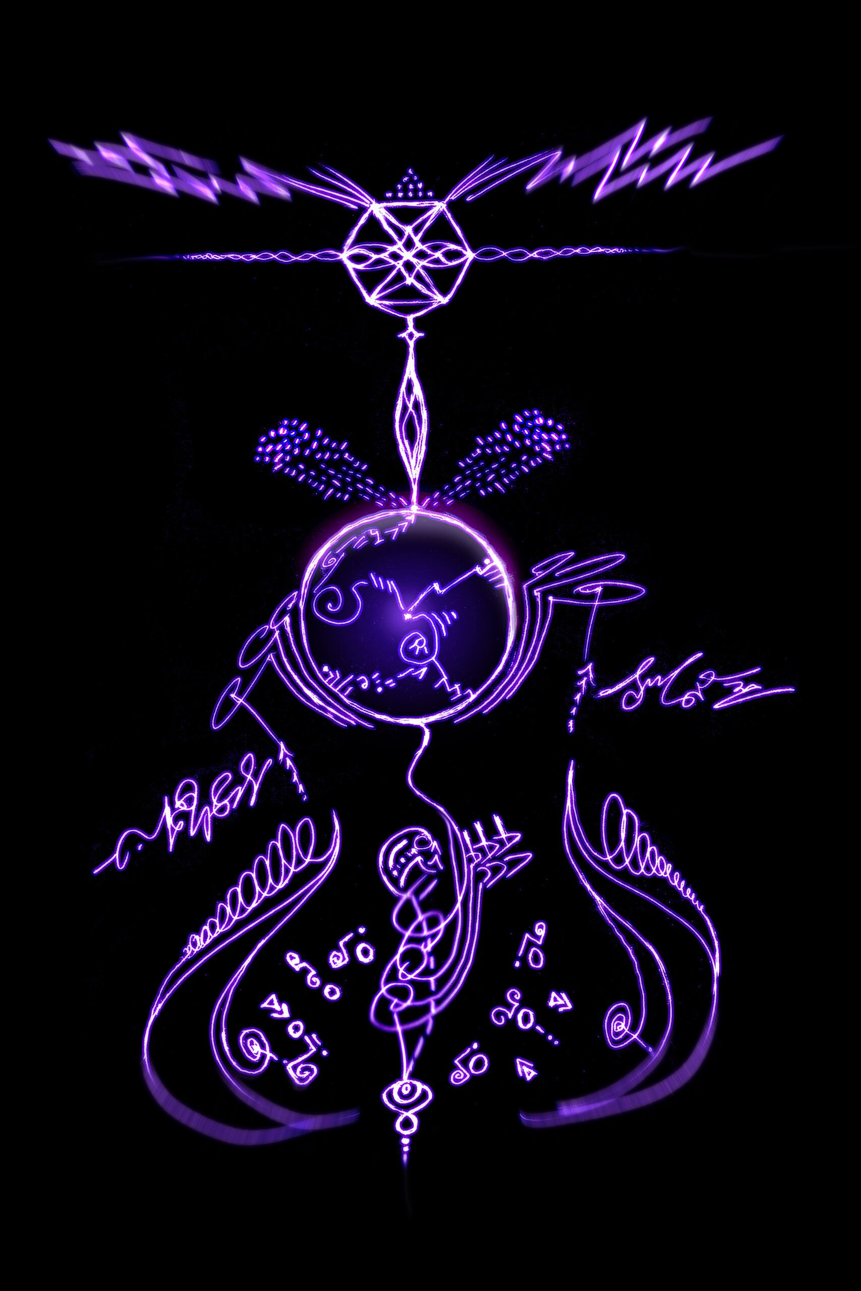 Violet Flame Clearing Light Codes